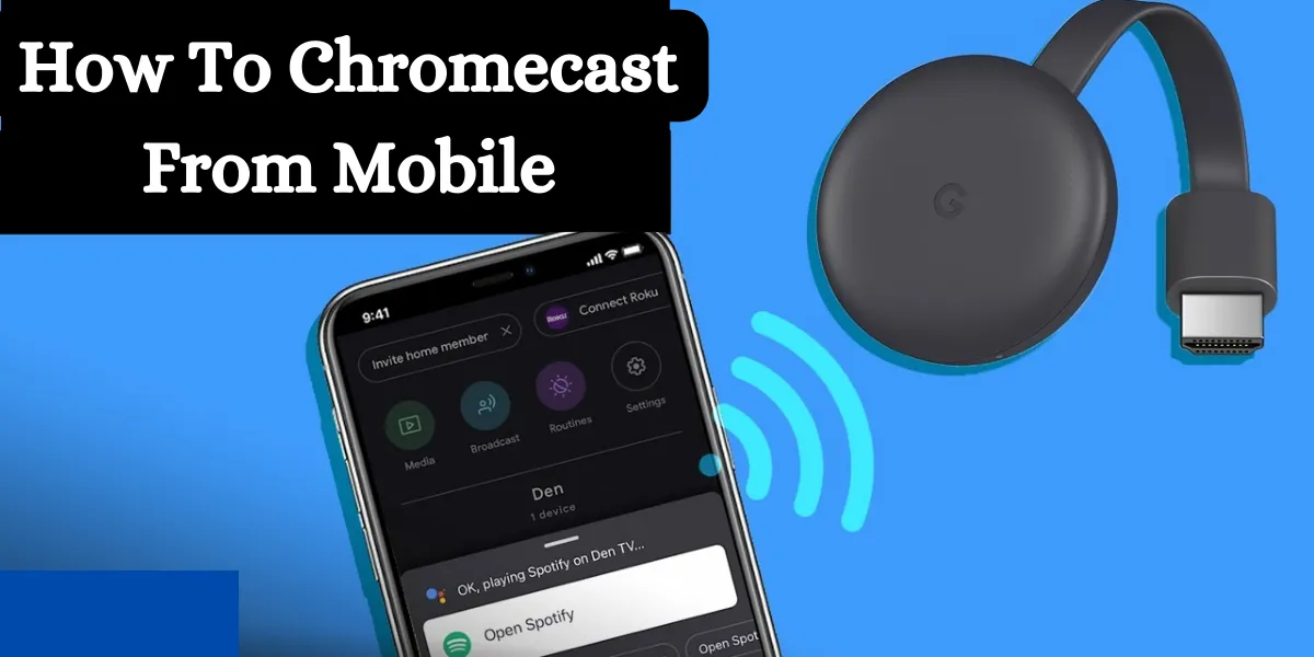 how to chromecast from mobile
