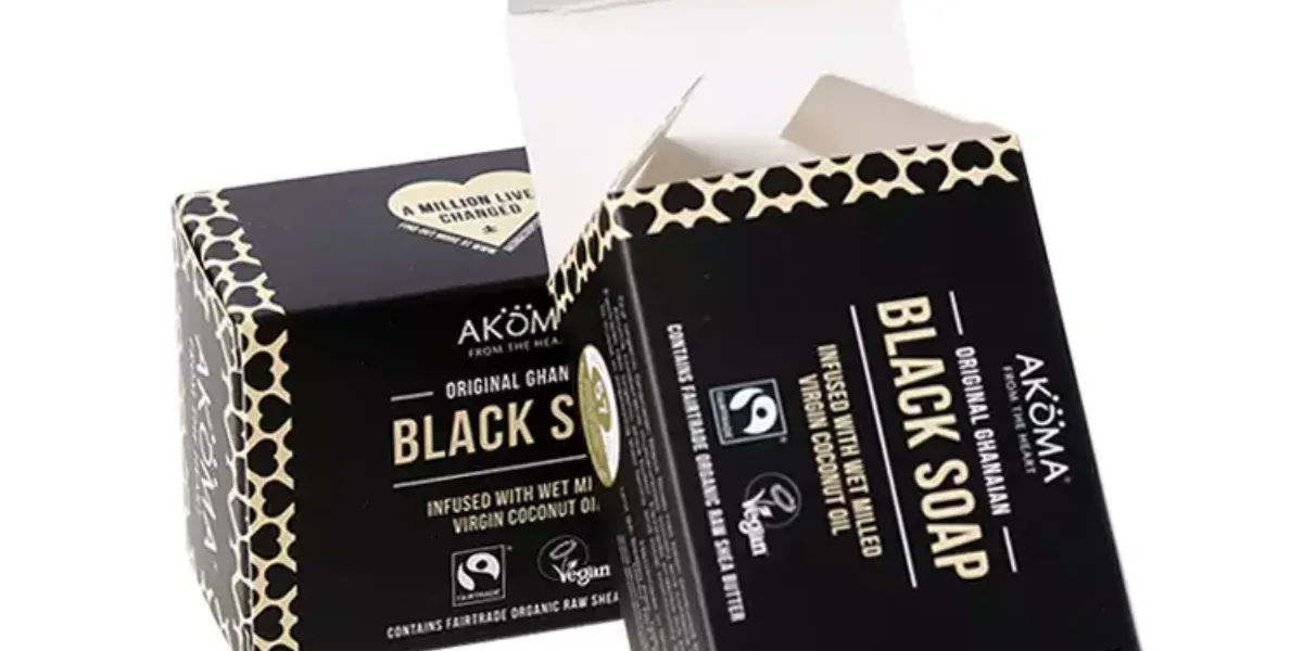 Custom Black Soap Boxes