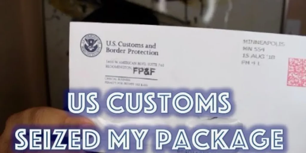 how do i know if customs seized my package