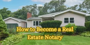 How to Become a Real Estate Notary