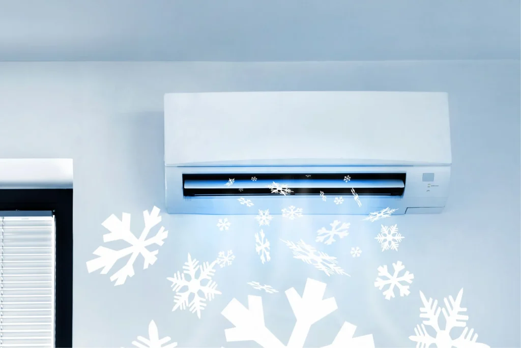 What is the difference between cooling and heating AC